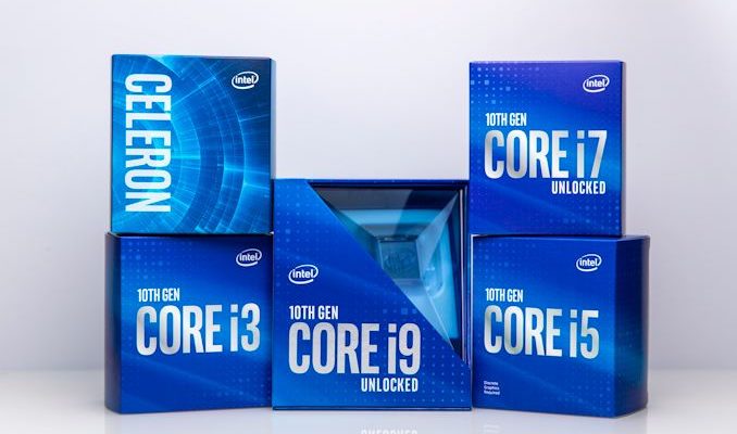 Intel объявляет о выпуске процессора Comet Lake 10-го поколения