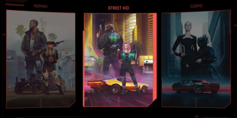 Трейлер Cyberpunk 2077 показывает три жизненных пути