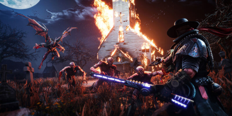 В трейлере игрового процесса Evil West показано, как ковбой убивает вампиров
