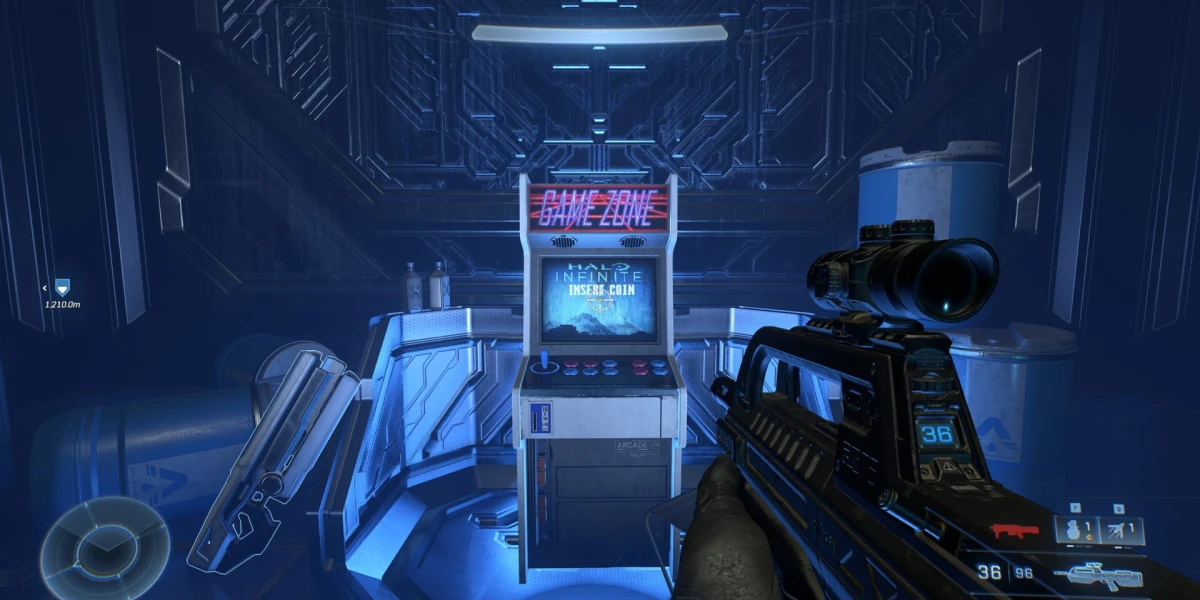 Прохождение Halo Infinite: Где найти спрятанный аркадный автомат в кампании Halo Infinite